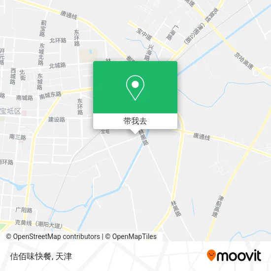 佶佰味快餐地图