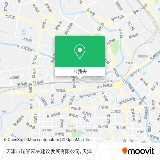 天津市瑞景园林建设发展有限公司地图