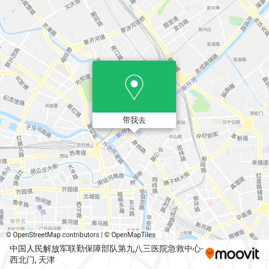 中国人民解放军联勤保障部队第九八三医院急救中心-西北门地图