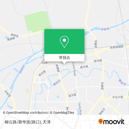 柳云路/新华道(路口)地图