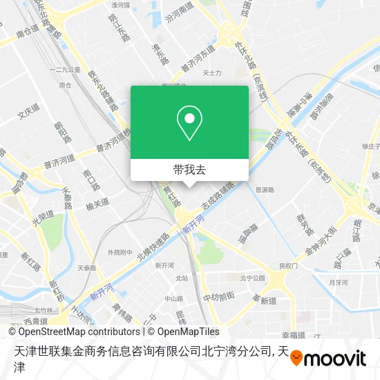 天津世联集金商务信息咨询有限公司北宁湾分公司地图
