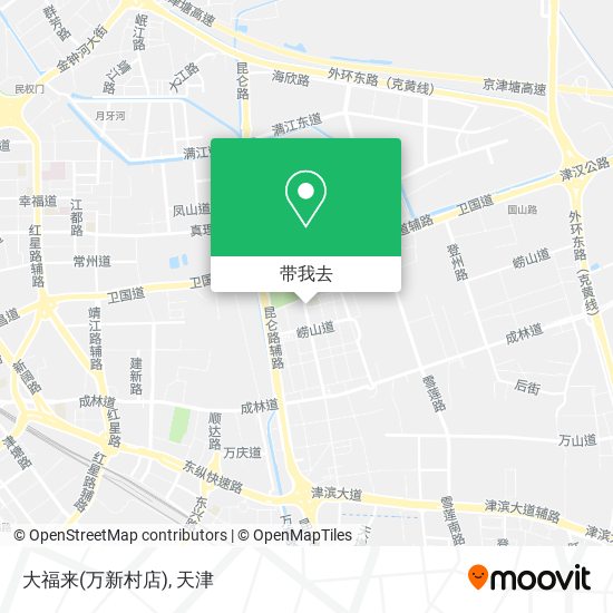 大福来(万新村店)地图