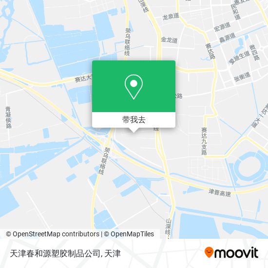 天津春和源塑胶制品公司地图