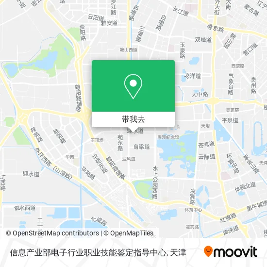 信息产业部电子行业职业技能鉴定指导中心地图
