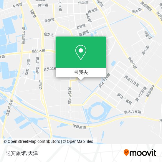 迎宾旅馆地图
