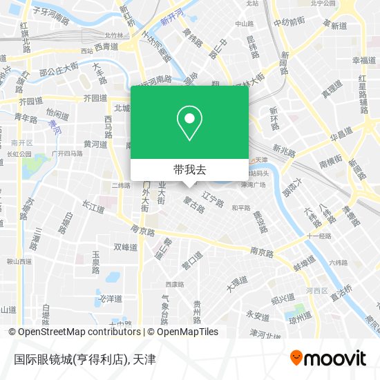 国际眼镜城(亨得利店)地图