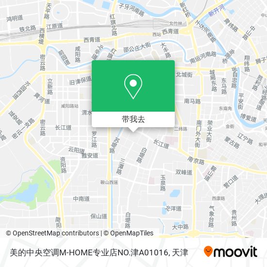 美的中央空调M-HOME专业店NO.津A01016地图