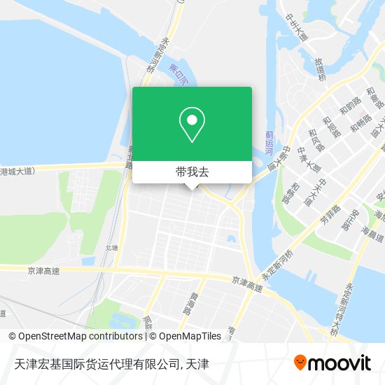 天津宏基国际货运代理有限公司地图