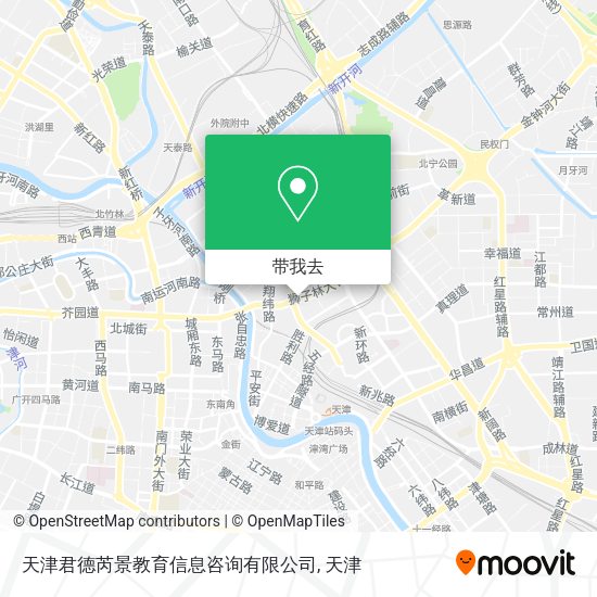 天津君德芮景教育信息咨询有限公司地图