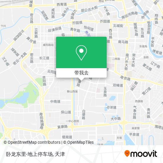 卧龙东里-地上停车场地图
