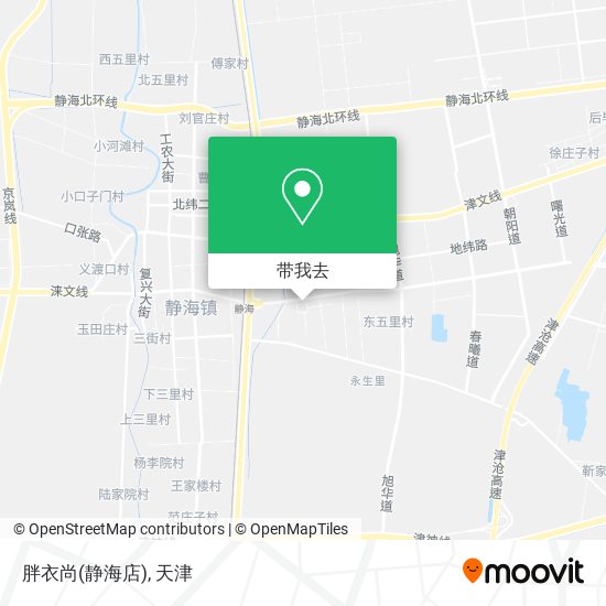 胖衣尚(静海店)地图