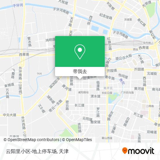 云阳里小区-地上停车场地图