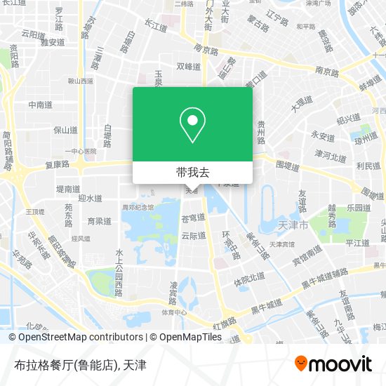 布拉格餐厅(鲁能店)地图