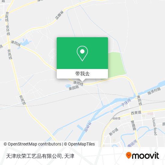天津欣荣工艺品有限公司地图