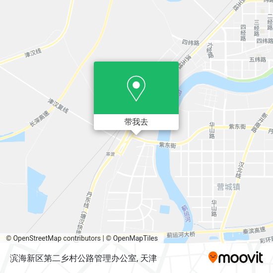 滨海新区第二乡村公路管理办公室地图