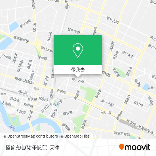 怪兽充电(铭泽饭店)地图