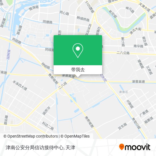 津南公安分局信访接待中心地图