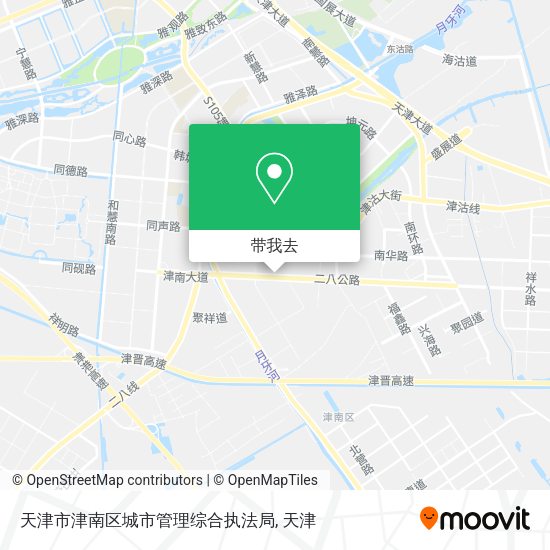 天津市津南区城市管理综合执法局地图