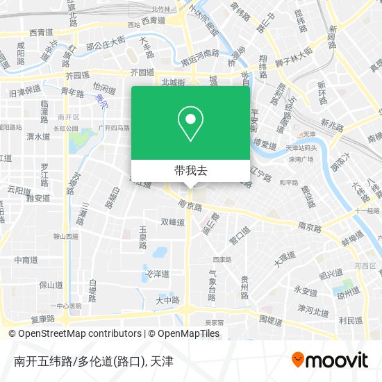 南开五纬路/多伦道(路口)地图