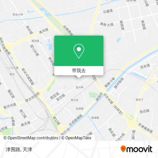 津围路地图