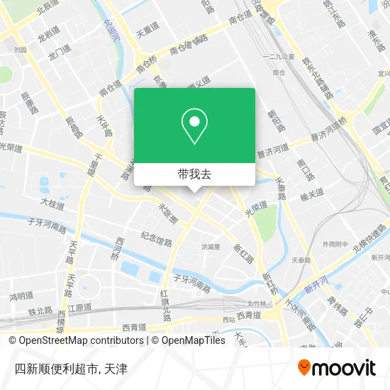 四新顺便利超市地图