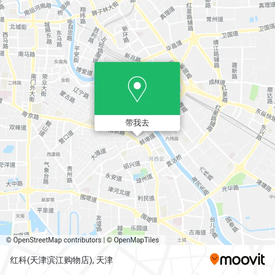 红科(天津滨江购物店)地图