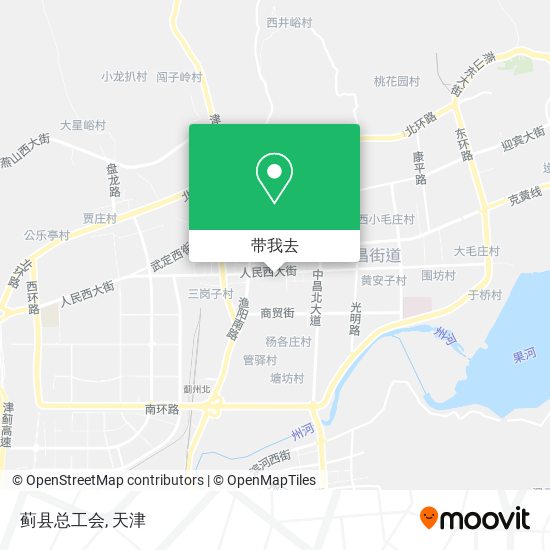 蓟县总工会地图