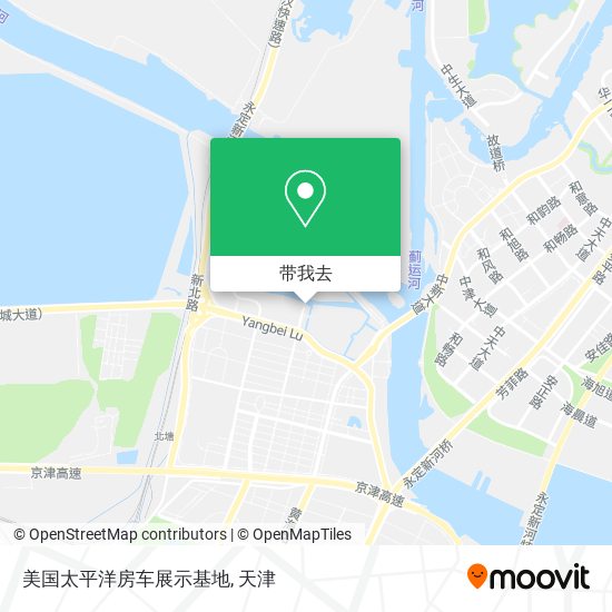 美国太平洋房车展示基地地图