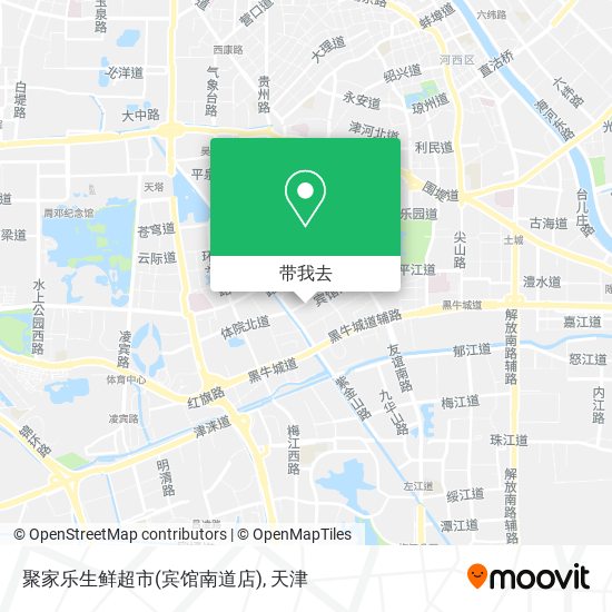 聚家乐生鲜超市(宾馆南道店)地图