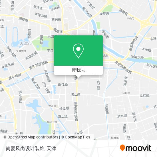 简爱风尚设计装饰地图