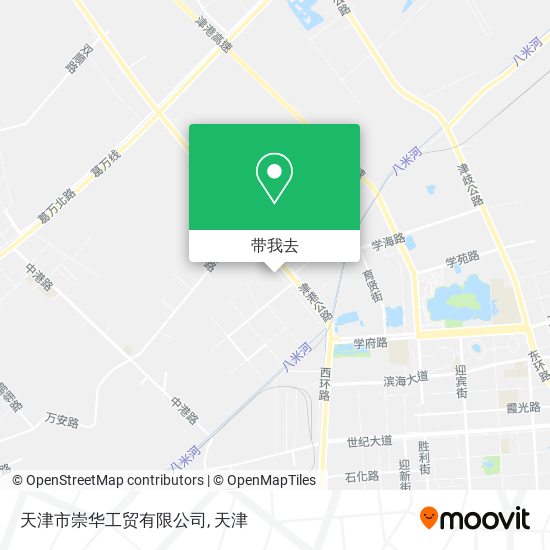天津市崇华工贸有限公司地图