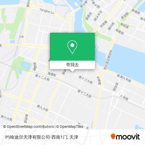约翰迪尔天津有限公司-西南1门地图