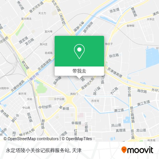 永定塔陵小关徐记殡葬服务站地图