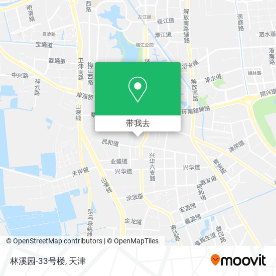 林溪园-33号楼地图