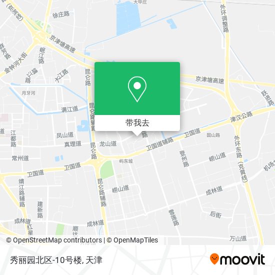 秀丽园北区-10号楼地图