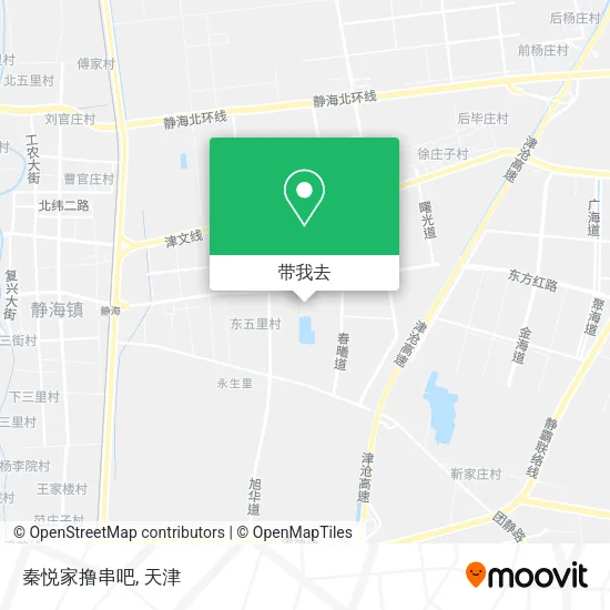 秦悦家撸串吧地图