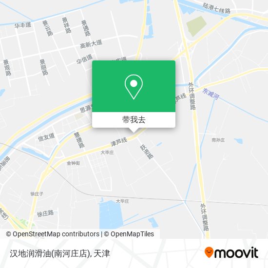 汉地润滑油(南河庄店)地图