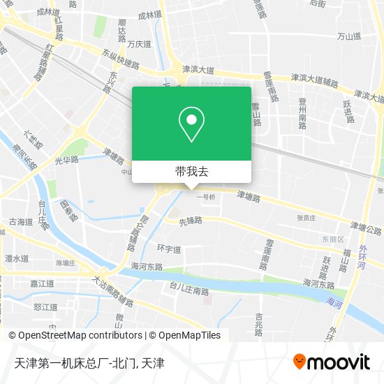 天津第一机床总厂-北门地图
