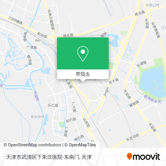 天津市武清区下朱庄医院-东南门地图