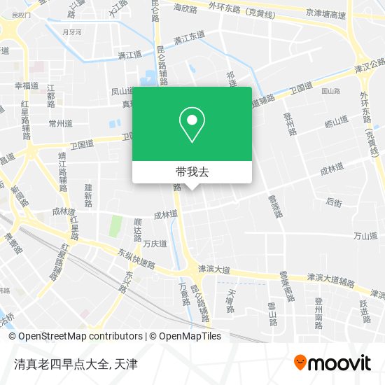 清真老四早点大全地图