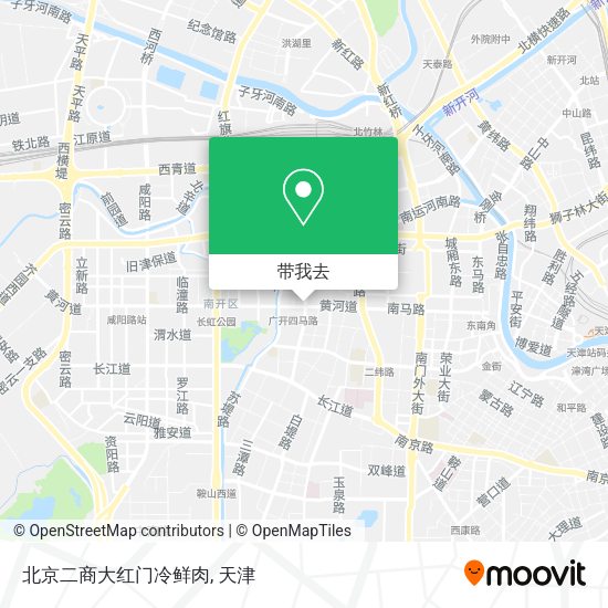 北京二商大红门冷鲜肉地图