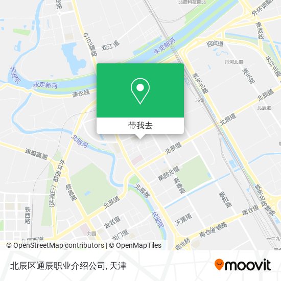 北辰区通辰职业介绍公司地图