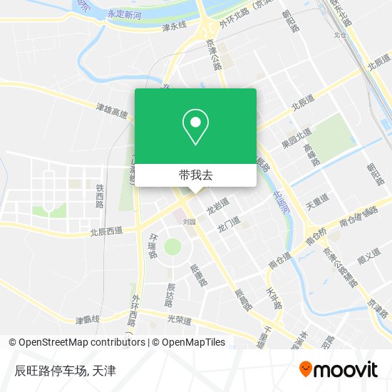 辰旺路停车场地图
