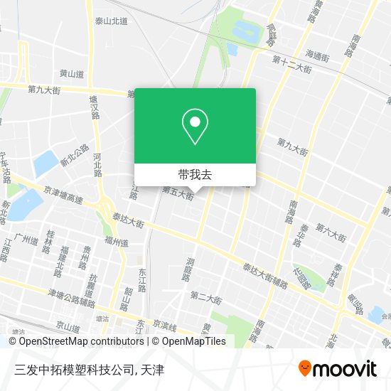 三发中拓模塑科技公司地图