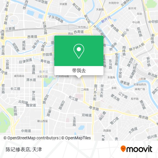陈记修表店地图