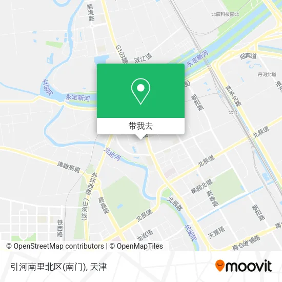 引河南里北区(南门)地图