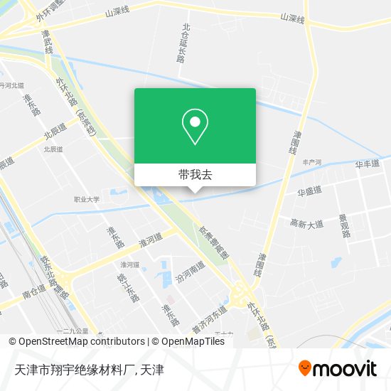 天津市翔宇绝缘材料厂地图