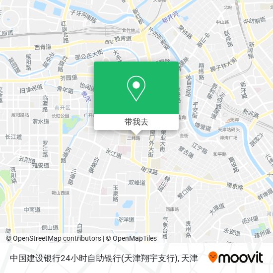 中国建设银行24小时自助银行(天津翔宇支行)地图