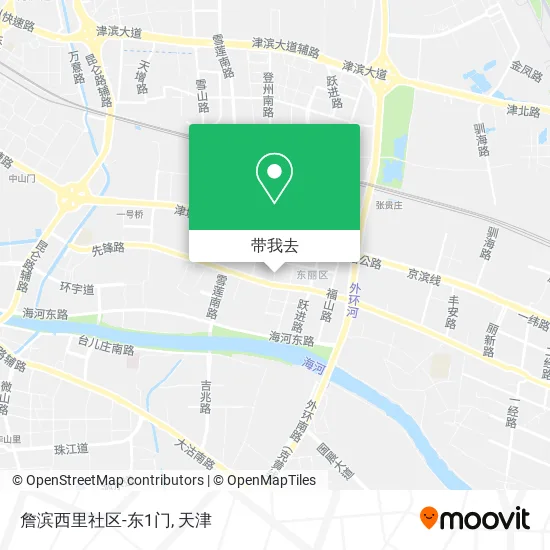 詹滨西里社区-东1门地图