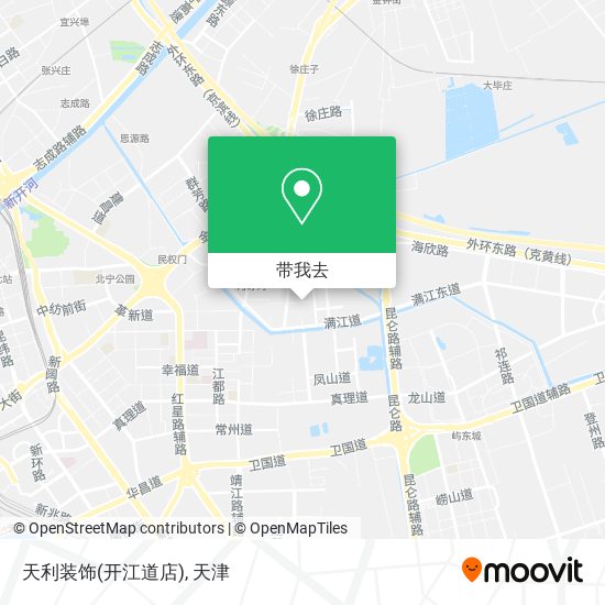 天利装饰(开江道店)地图